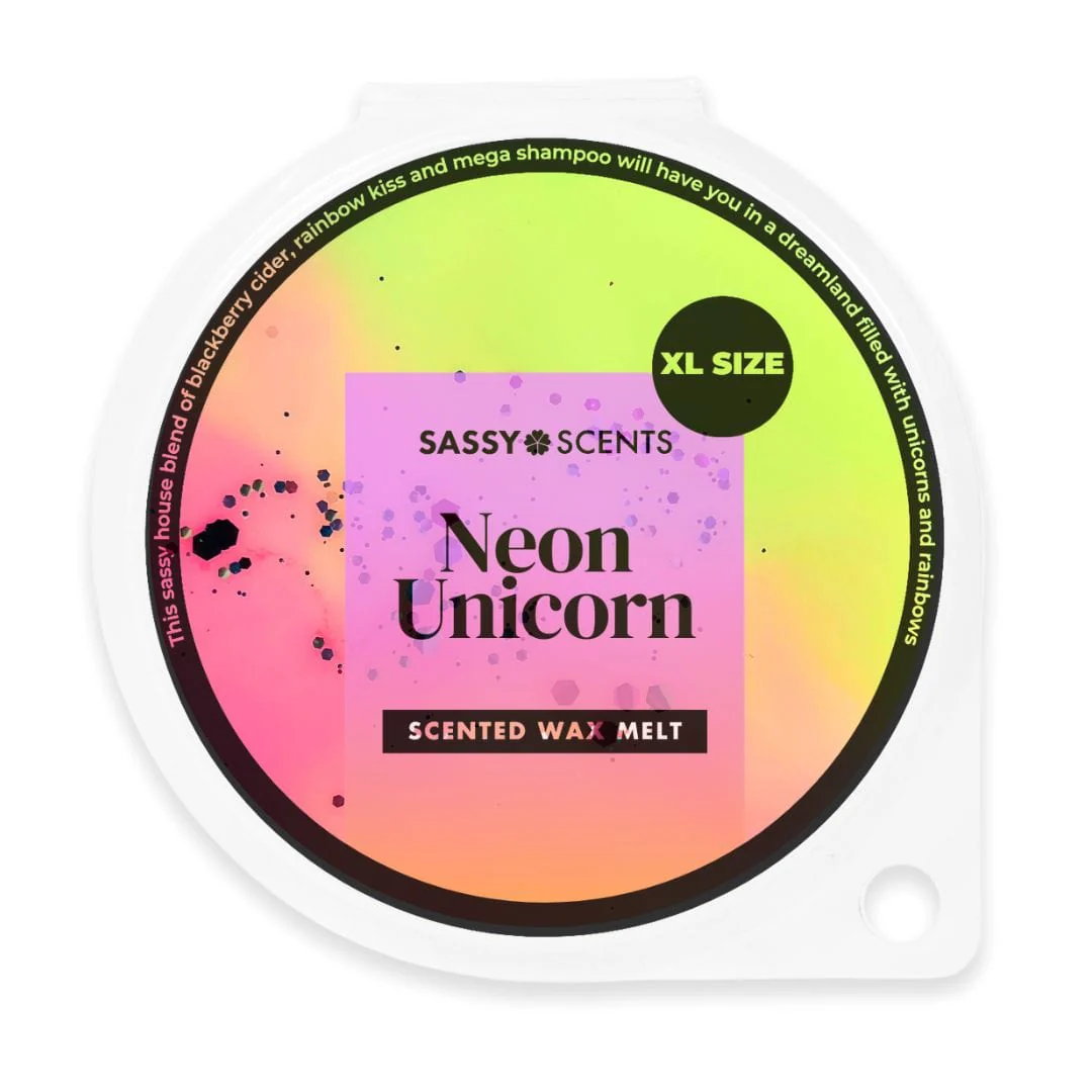 Neon Unicorn XL Wax Melt