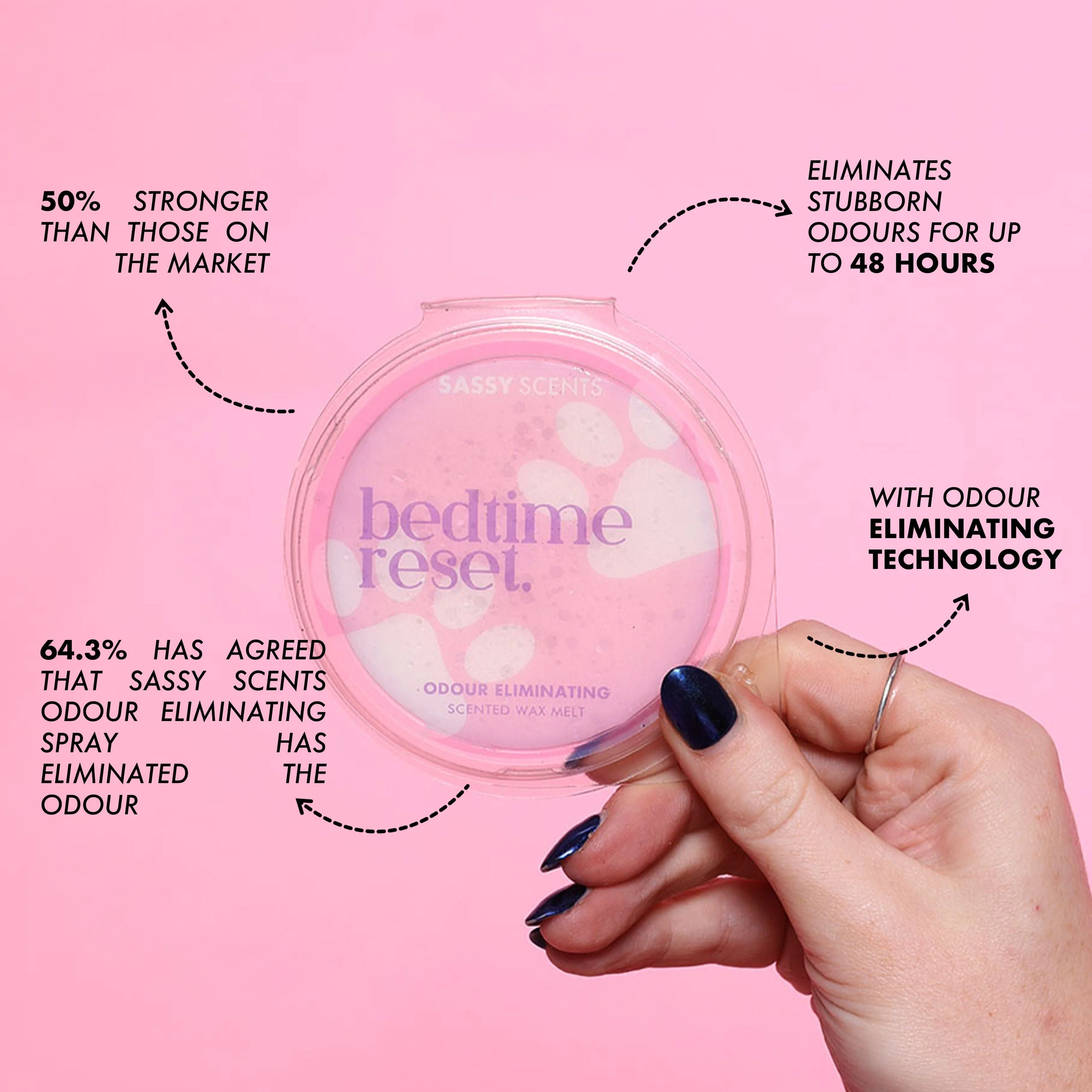 Bedtime Reset Odour Eliminating Wax Melt - Image 3