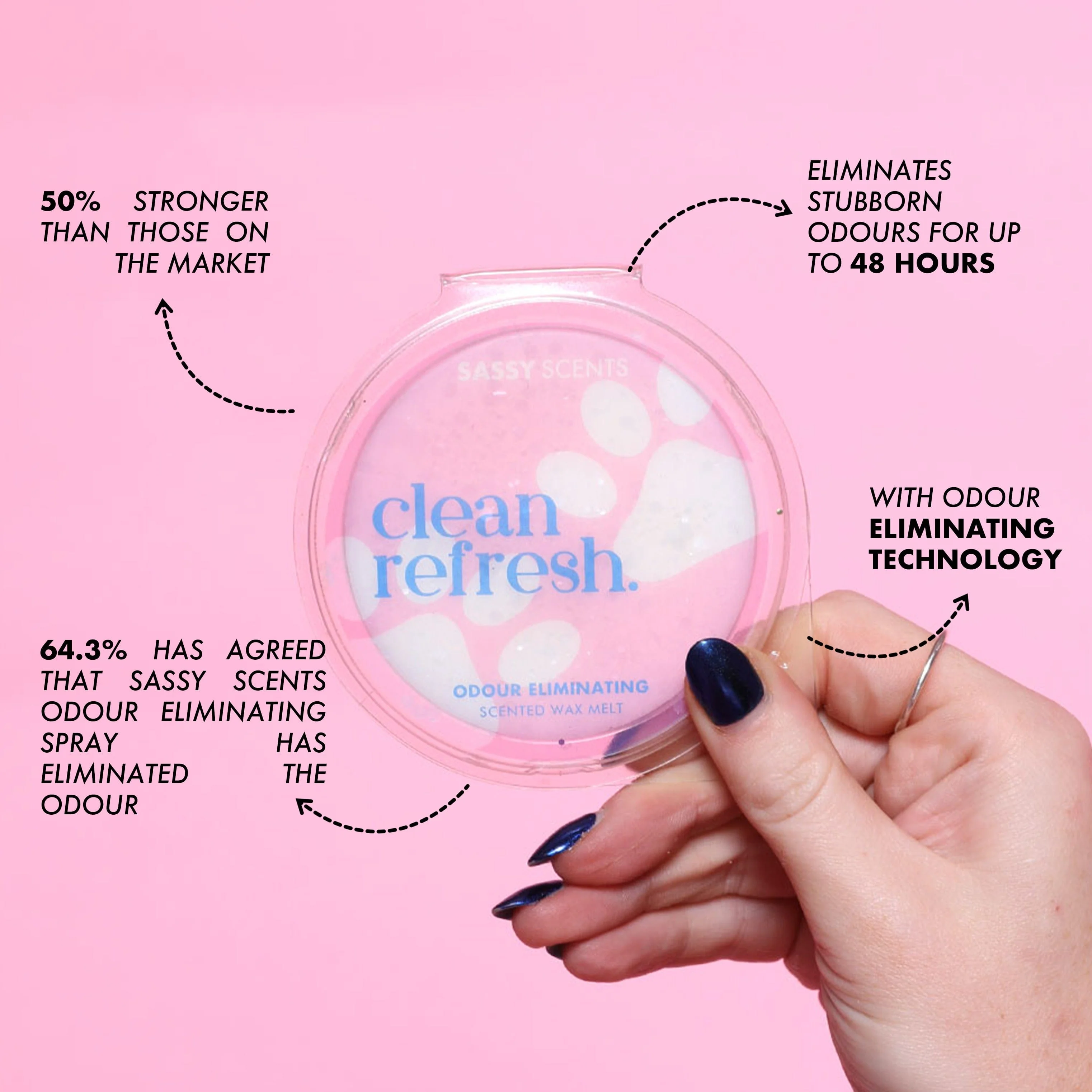 Clean Refresh Odour Eliminating Wax Melt - Image 3