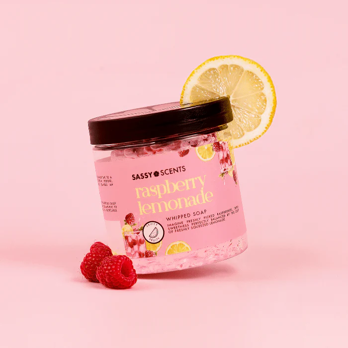 Raspberry Lemonade Whipped Soap - Image 3
