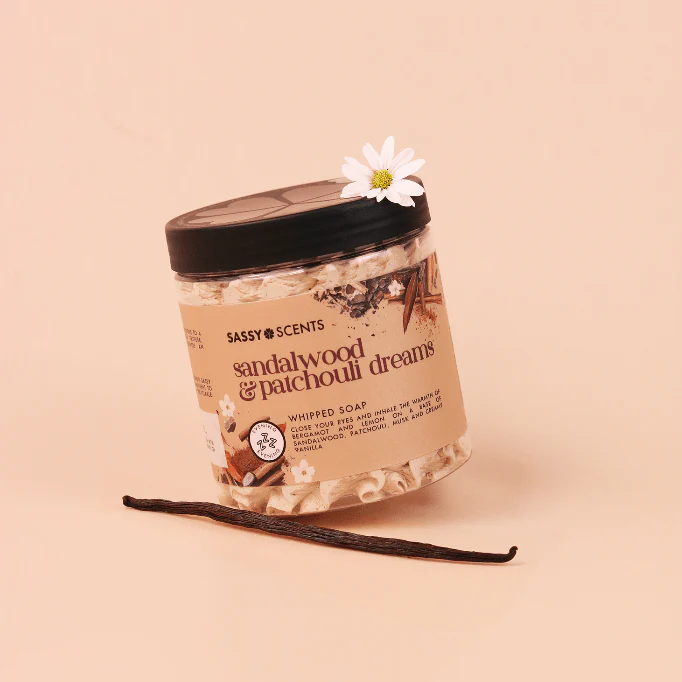 Sandalwood & Patchouli Dreams Whipped Soap - Image 3