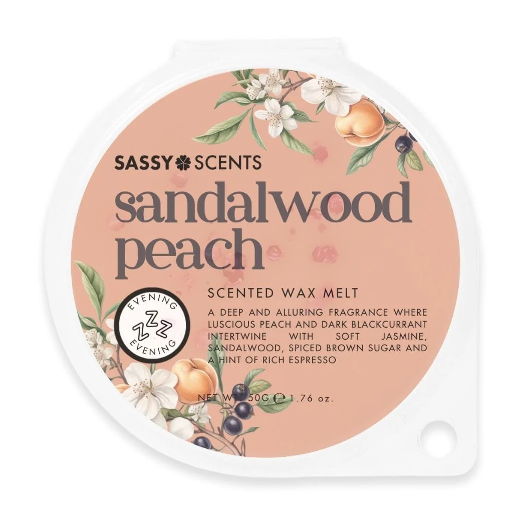 Sandalwood Peach Wax Melt